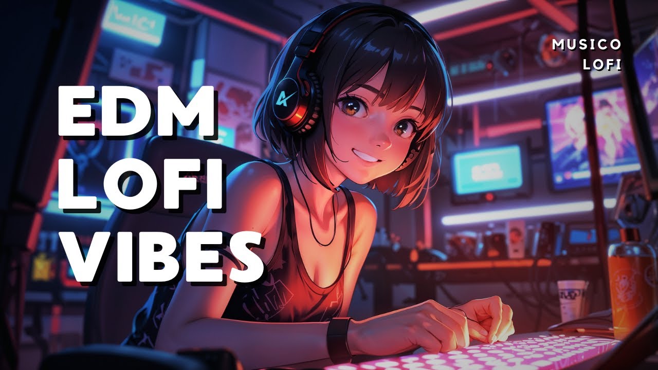 Upbeat Chill Lofi EDM  Music for Gaming, Study & Friends 🎮💜