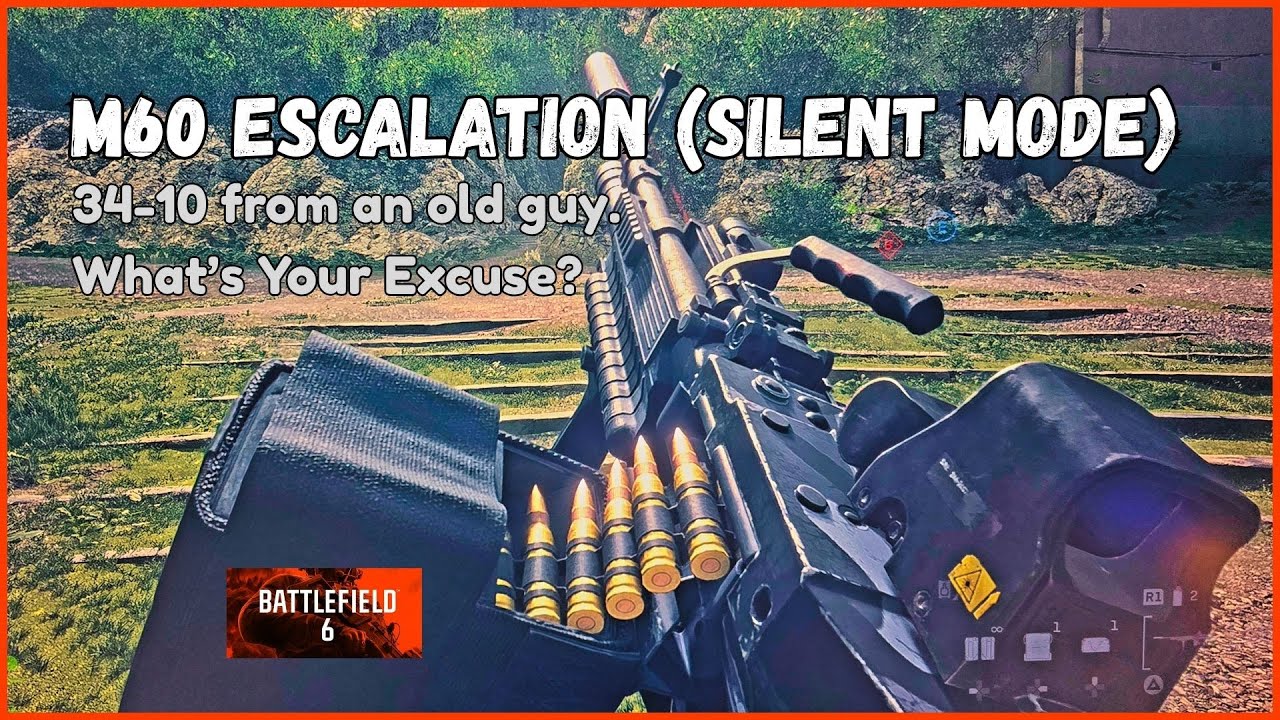 M60 - Escalation 34-10. Slow burn. Not bad for 52 years old... Battlefield 6