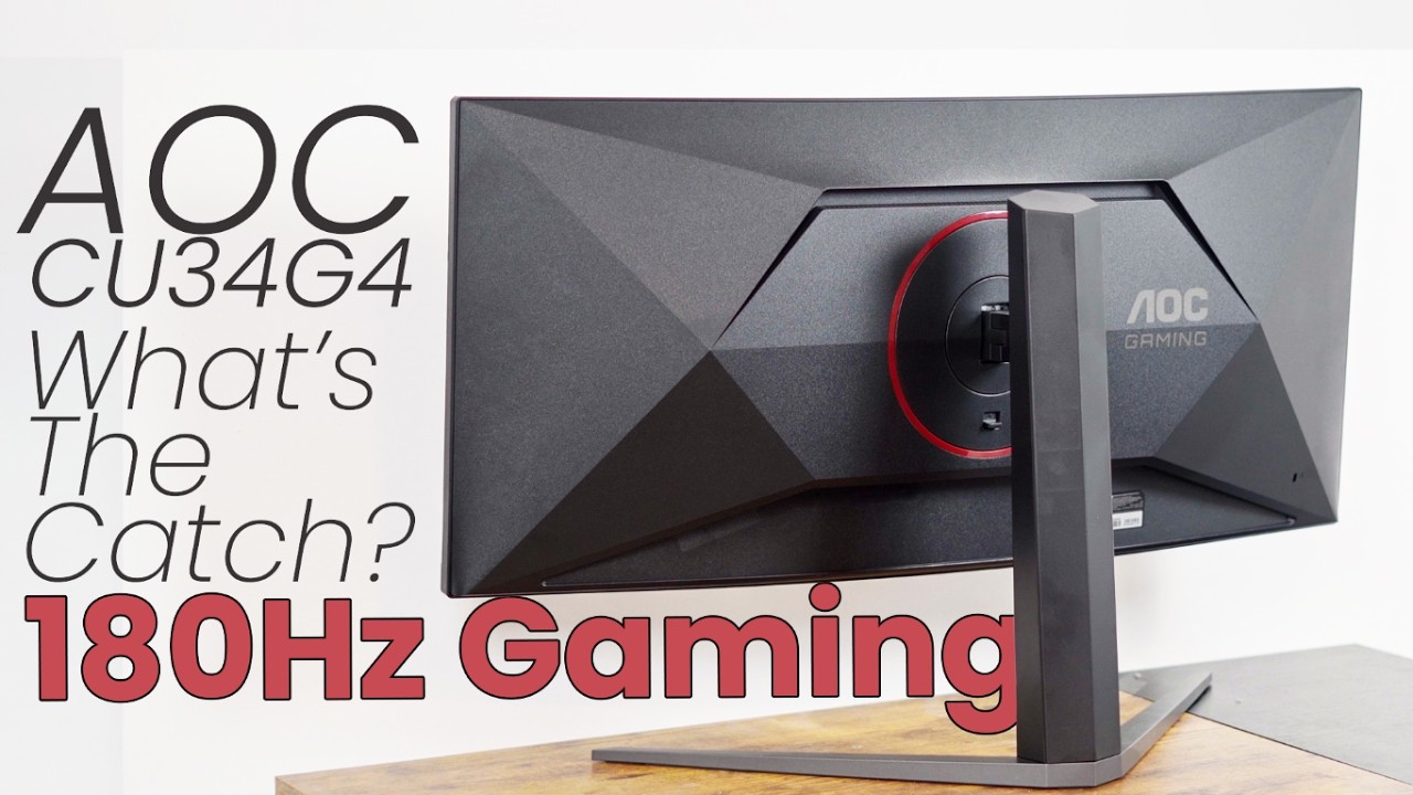 Best Budget Ultrawide Gaming Monitor? | AOC CU34G4 Review - The Hidden Gem