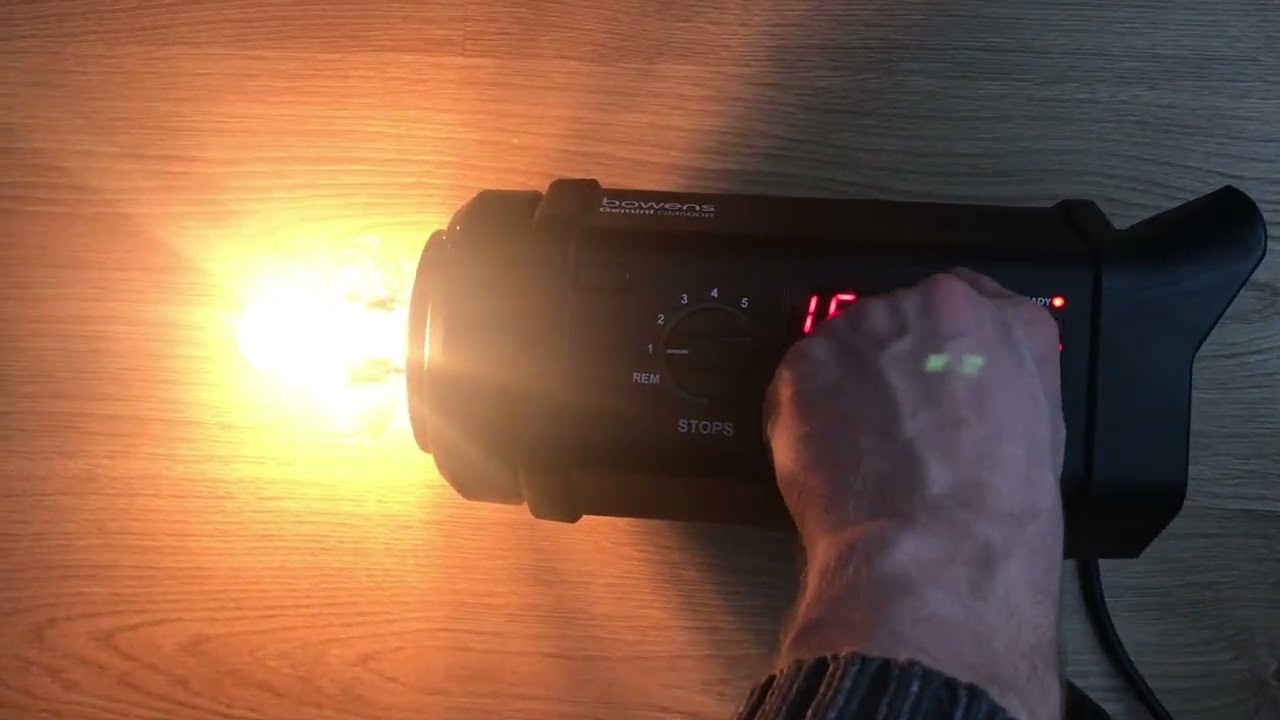 Bowens Gemini 500R Demonstration