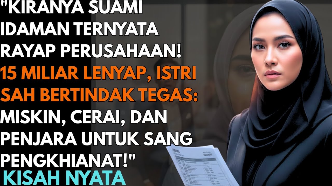 KUKIRA SUAMI IDAMAN TERNYATA RAYAP PERUSAHAAN! 15 MILIAR LENYAP DIGELAPKAN OLEH SUAMIKU SENDIRI!