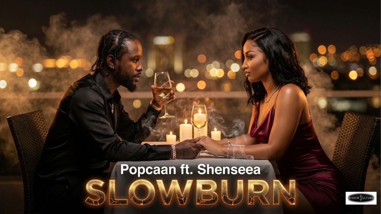 POPCAAN × SHENSEEA SLOWBURN Official Lyric Video  Lovers Dancehall 2026