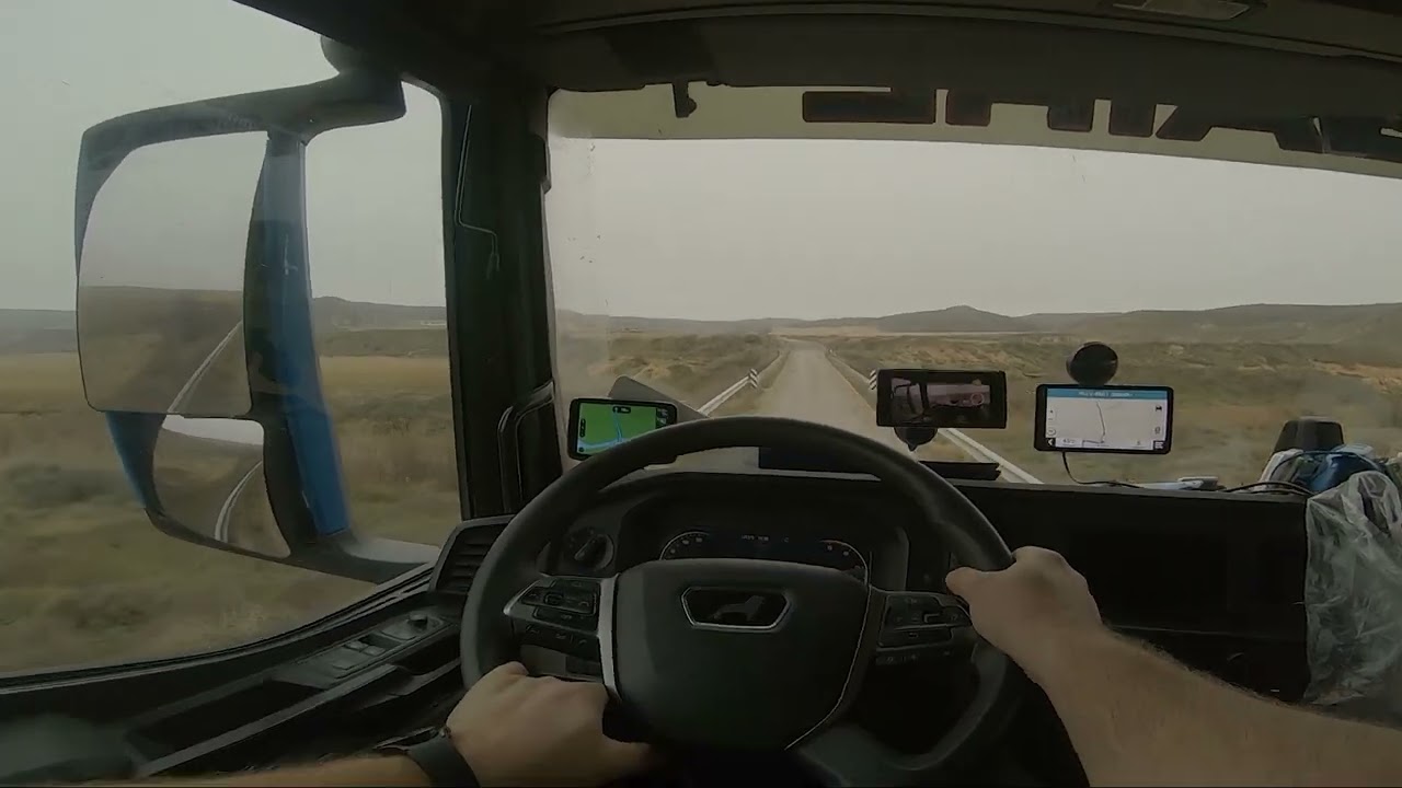 POV Truck Driver|Man TGX510|Ontiñena to Candasnos