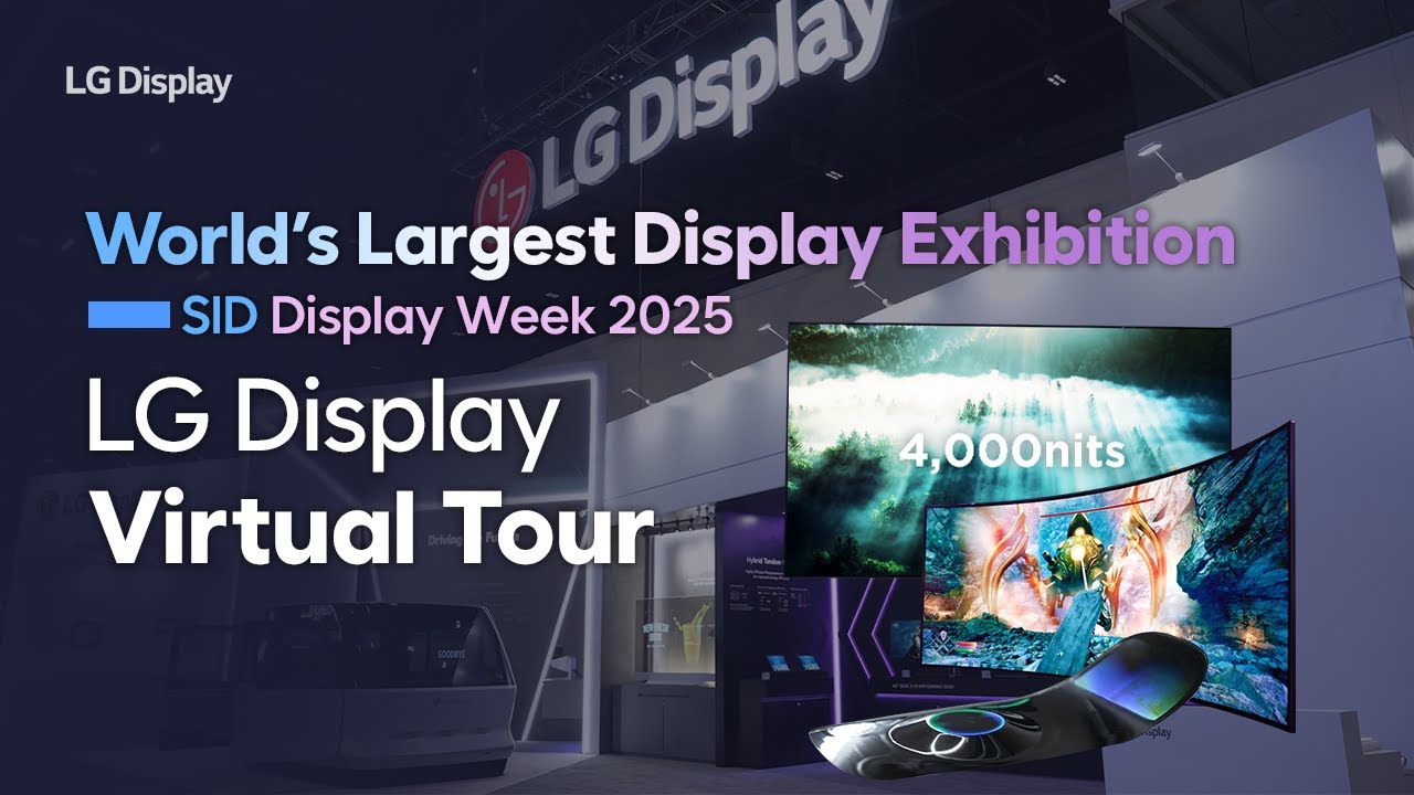 [SID 2025] Virtual Tour of Display Technologies Shaping the Future with LG Display