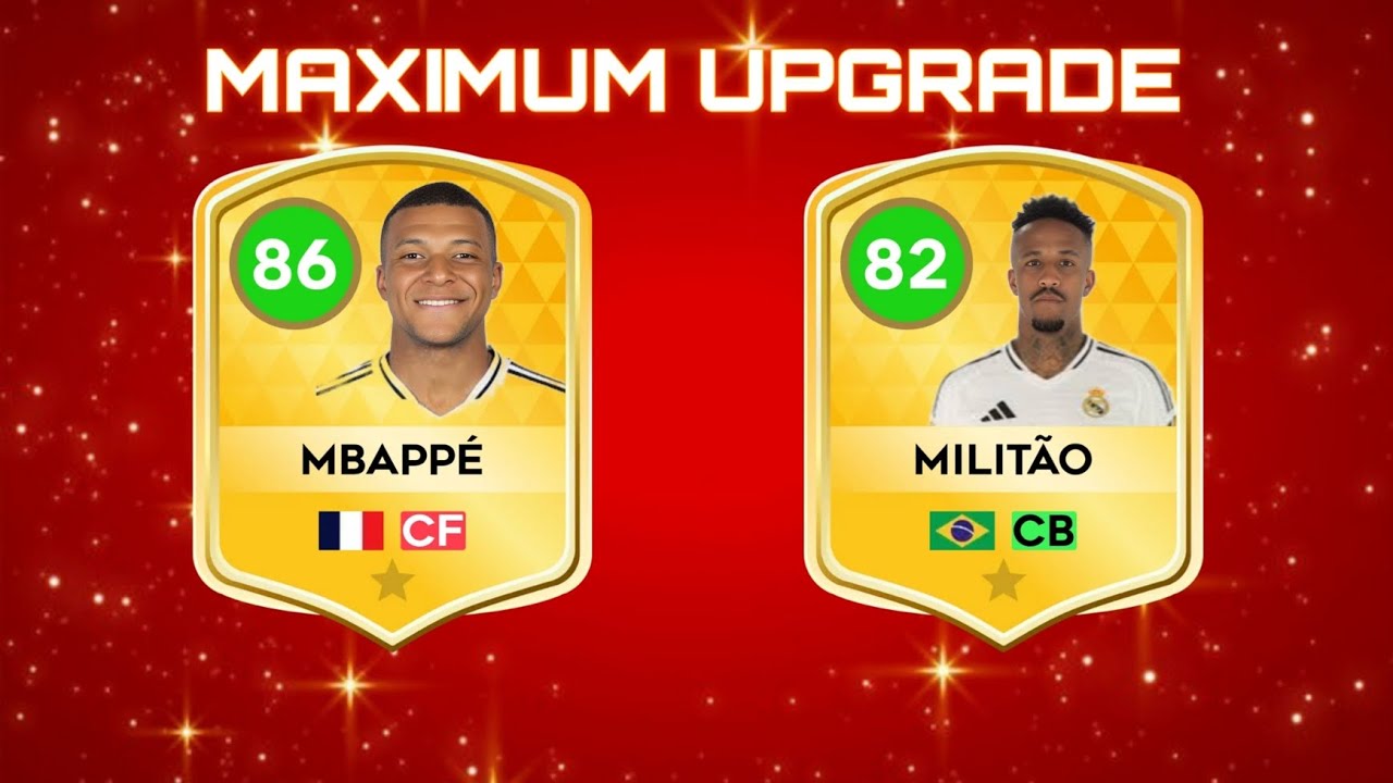 DLS 25 | Maximum Upgrade Kylian Mbappé & Eder Militão