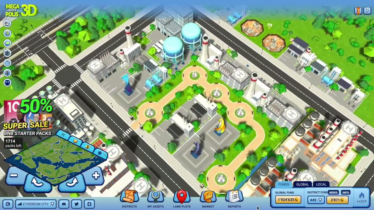 Acquire Land Plots in MegaWorld Strategy