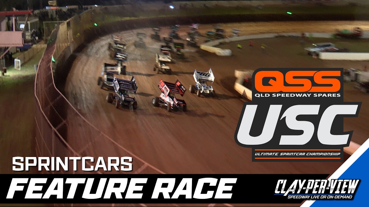 Гонки на спринтерских автомобилях | Чемпионат QSS Ultimate Sprintcar Championship - Тувумба - 7 м...
