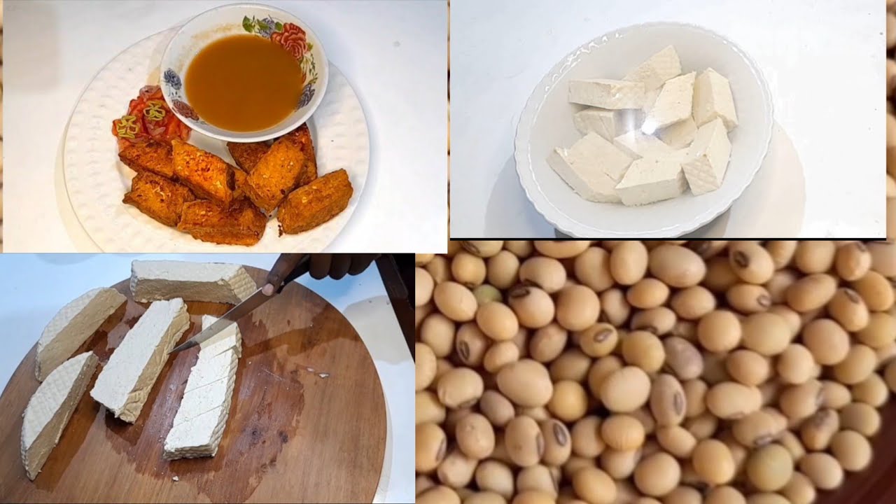 kutengeneza tofu/jibini ya maharage ya soya/ukitumia njia hii☝hauto acha kula tofu😋