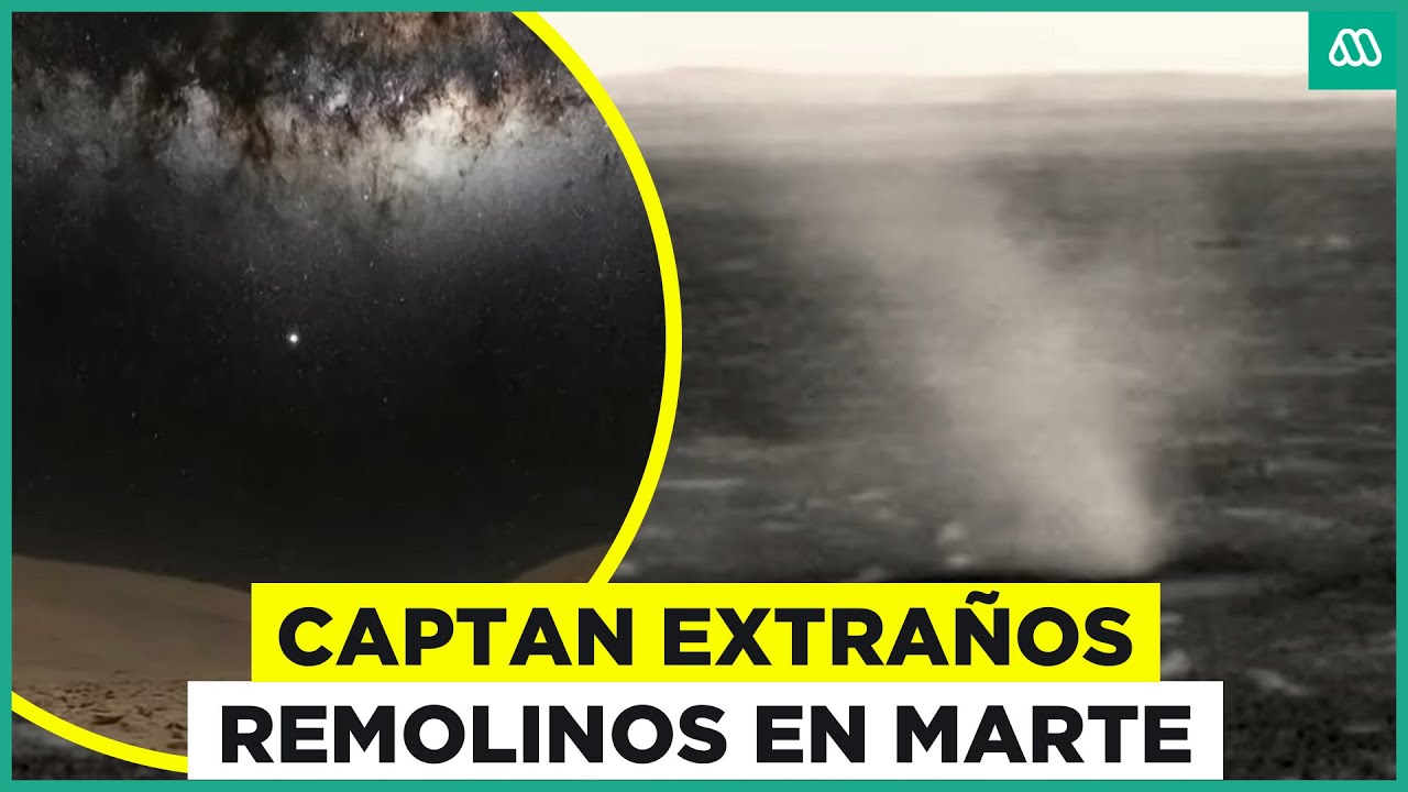 Registros de Marte: Captan extraños remolinos en la superficie del planeta