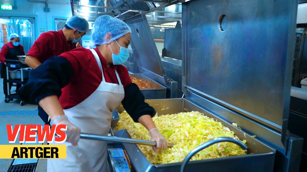 How to Feed 6000 Mongolian Miners Every Day - Mongolia's Biggest Kitchen in the Gobi!