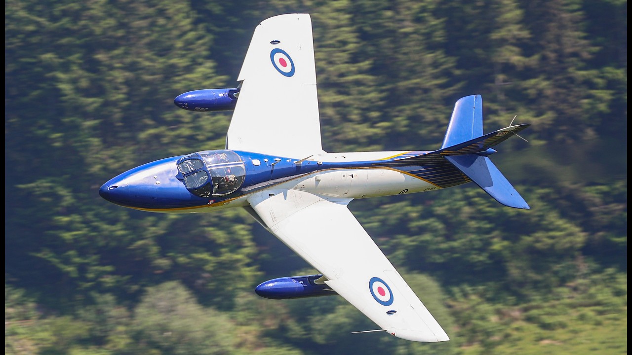 RARE JETS MAKE SPECTACULAR VISIT THE MACH LOOP - 4K