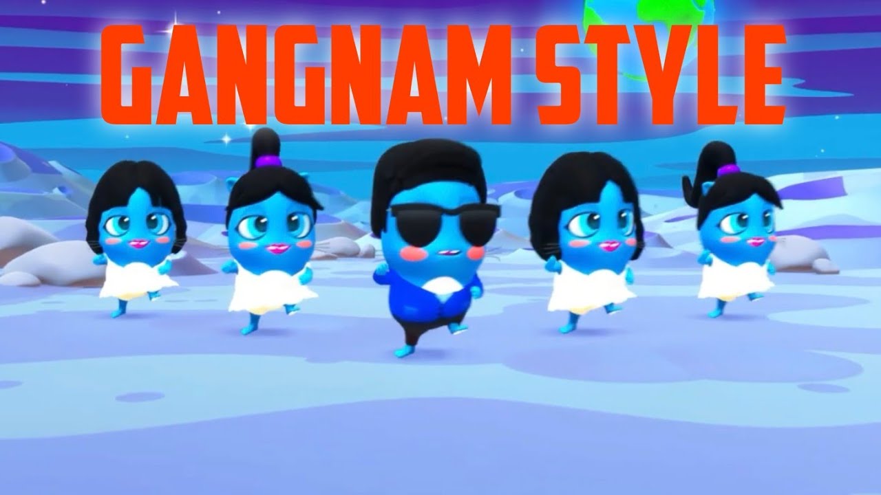 Gangnam-style learning colors ! 🌈 Cute cover by : Moonies