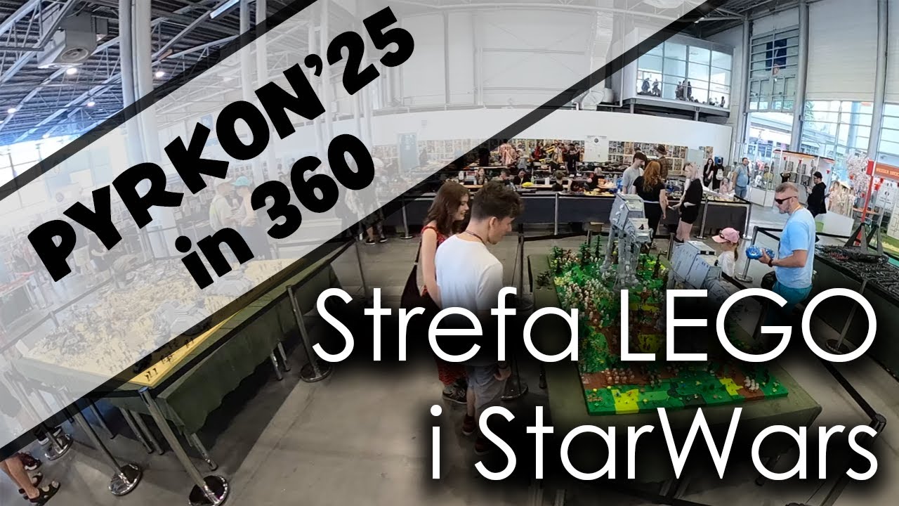 [360Video][Pyrkon2025] Spacer po Strefie LEGO i StarWars || Fantasy Convention in Poland