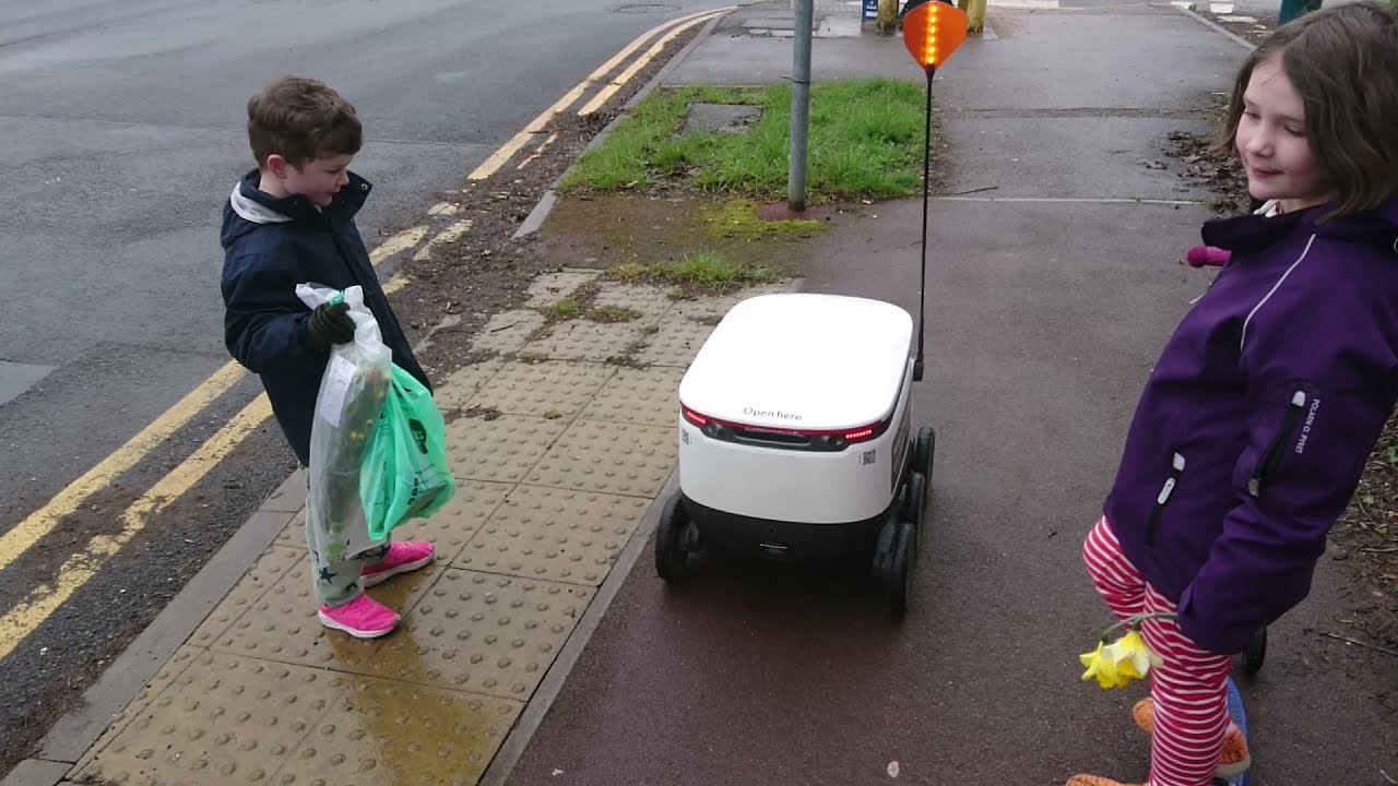 20210410 Milton Keynes Starship robot delivery service