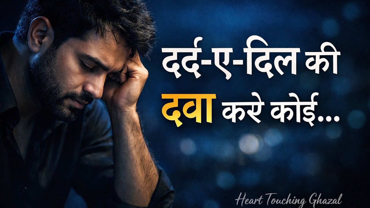 Dard-e-Dil Ki Dawa Kare Koi | Heart Touching Ghazal | Emotional Urdu Shayari