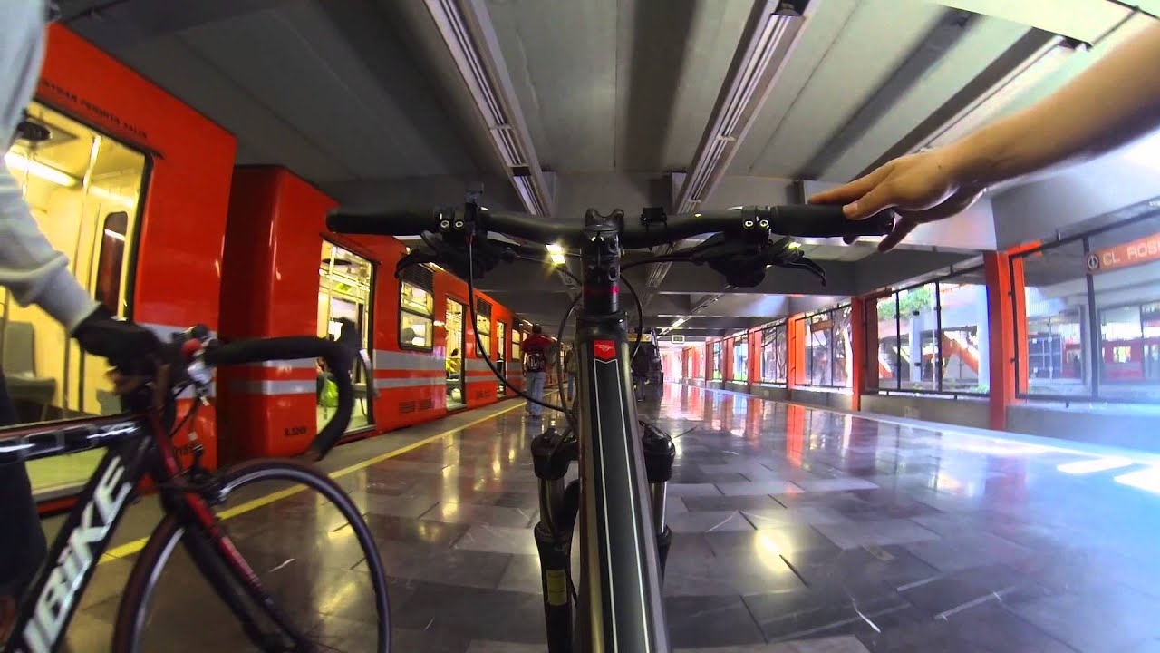 Viaje en el Metro DF con Bicicleta