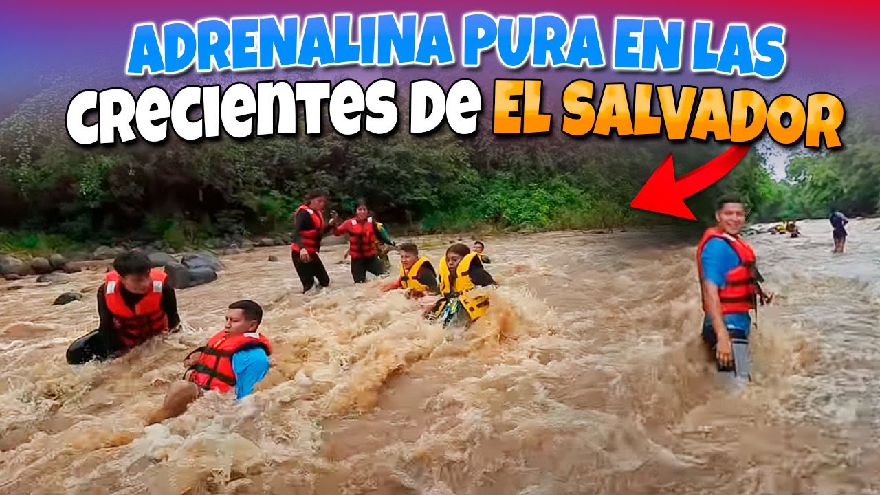 INCREÍBLE EXPERIENCIA!! Así se disfrutan las crecientes en Ahuachapan El Salvador 🤩🤩