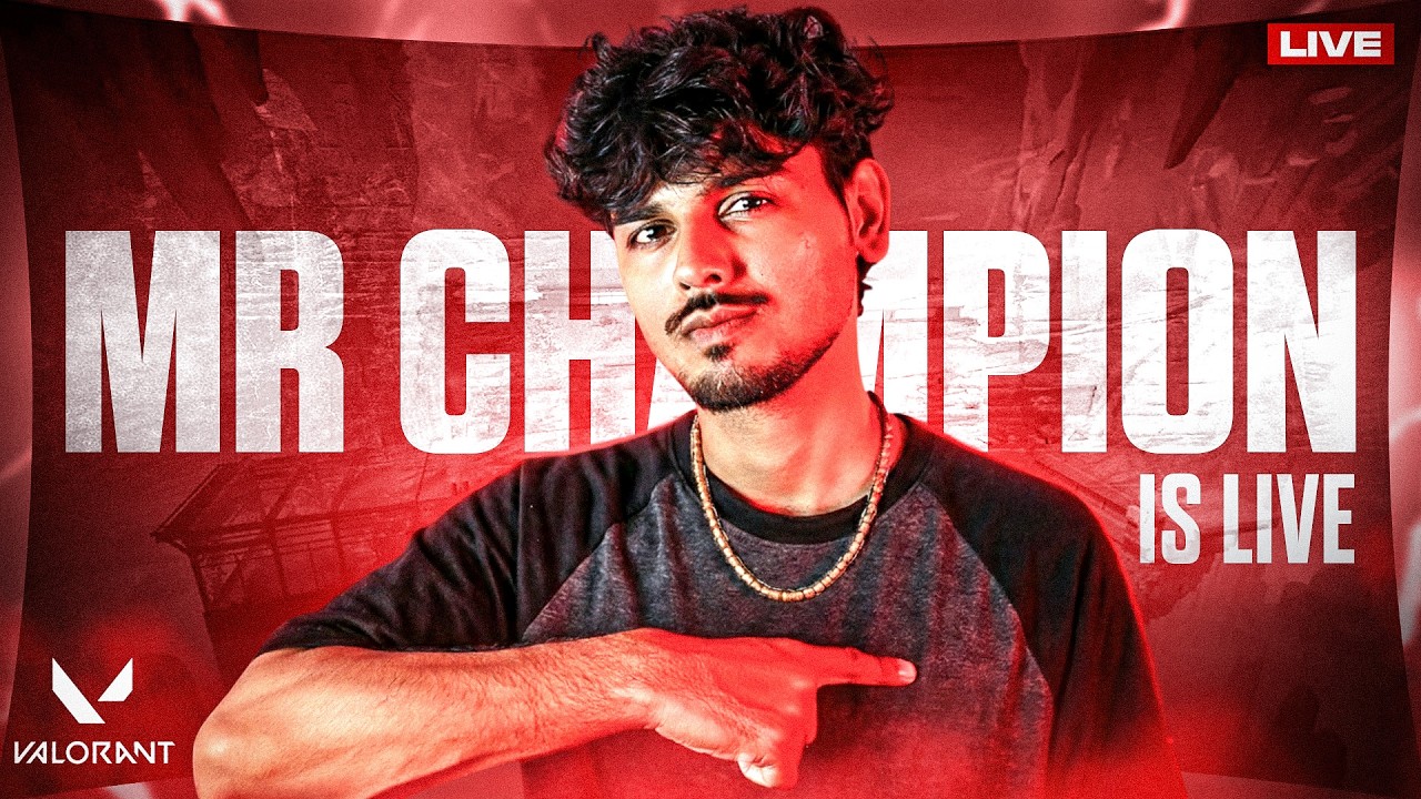 🔴LATE NIGHT RANK PUSH | MRCHAMPION VALORANT LIVE | #valorantindia #valolive #valorant