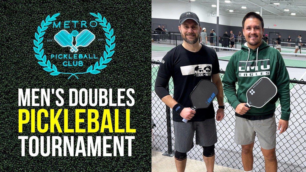 Турнир по пиклболу Metro Madness в Metro Pickleball - мужской парный турнир по пиклболу.