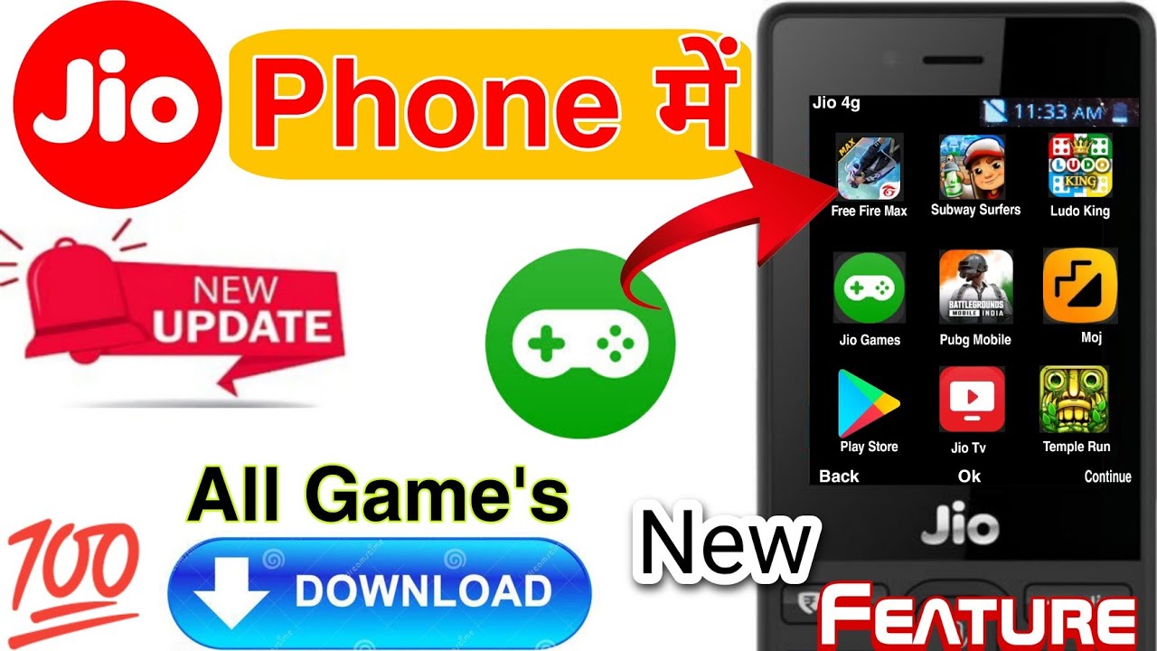 Jio phone me game kaise download kare // jio phone me game install app 2023