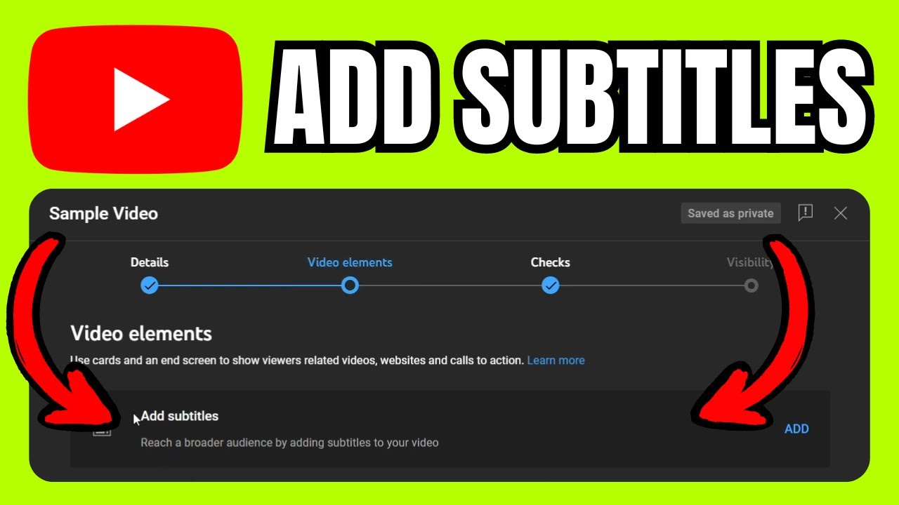 How To ADD Subtitles In YouTube Video (2026)
