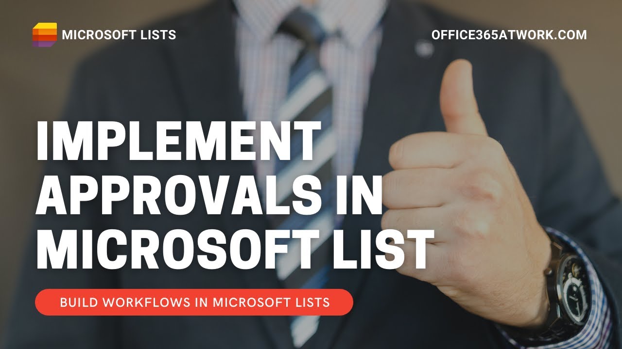 Add approval process to Microsoft Lists