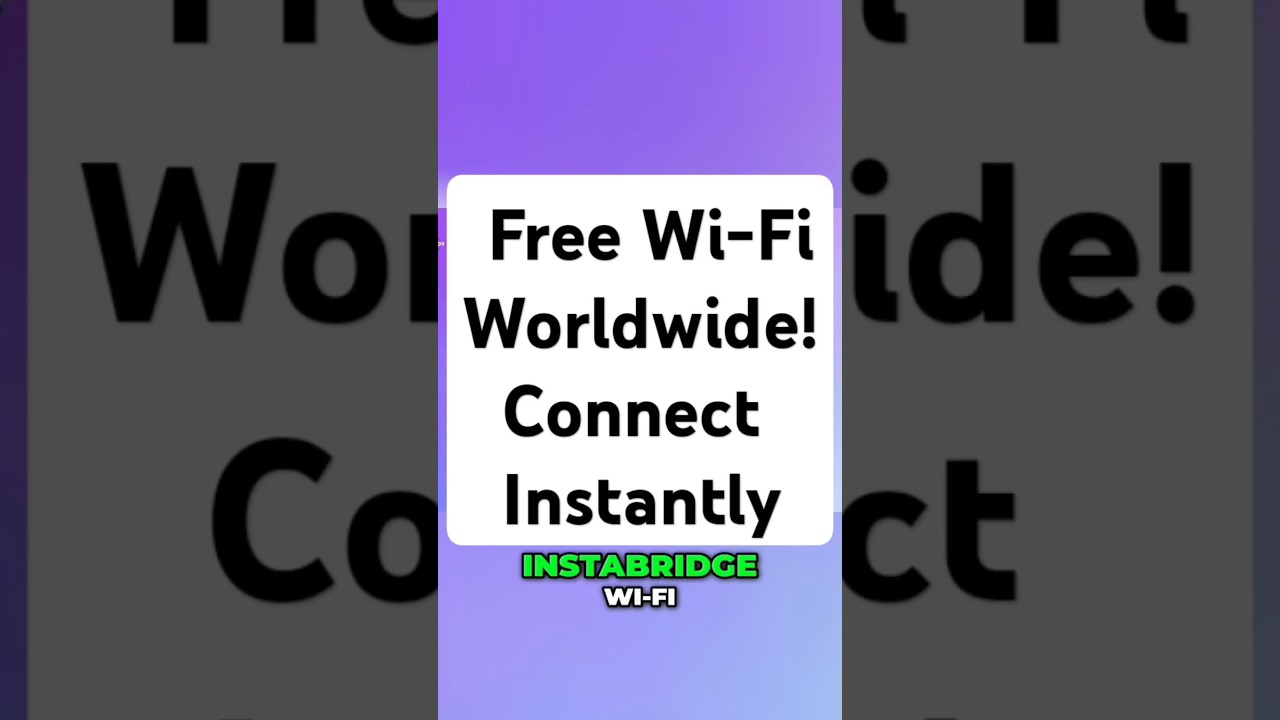 Instabridge: Free Wi-Fi Worldwide! Connect Instantly #pautectips