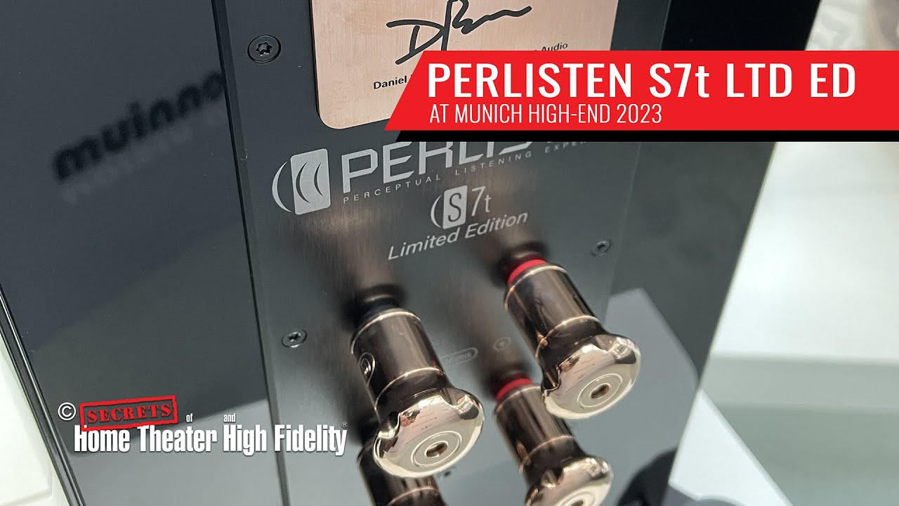 Perlisten S7t Limited Edition Speakers at Munich High-End 2023