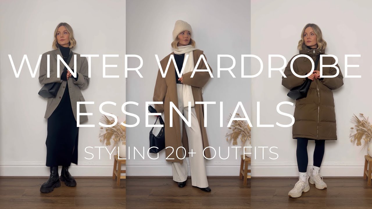 WINTER WARDROBE ESSENTIALS | 15 STAPLES | CAPSULE WARDROBE 2023