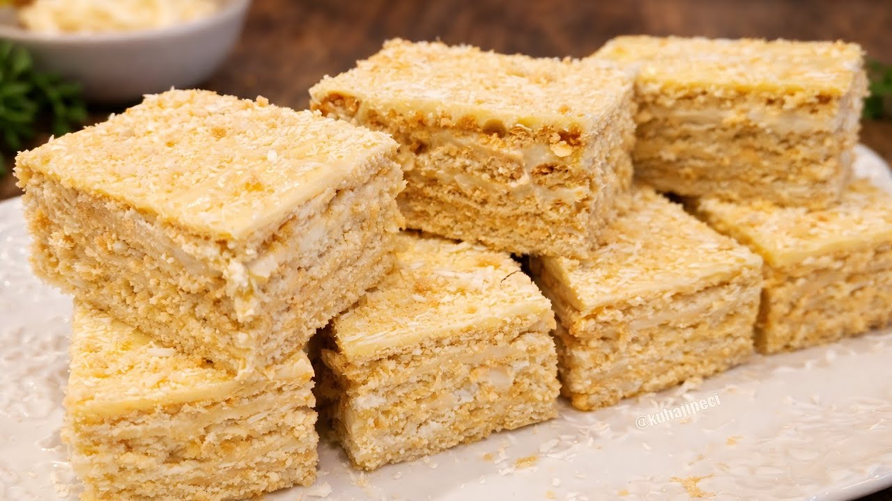 Bijele kocke - Kolač od 3 sastojka koji napravite za 5 minuta