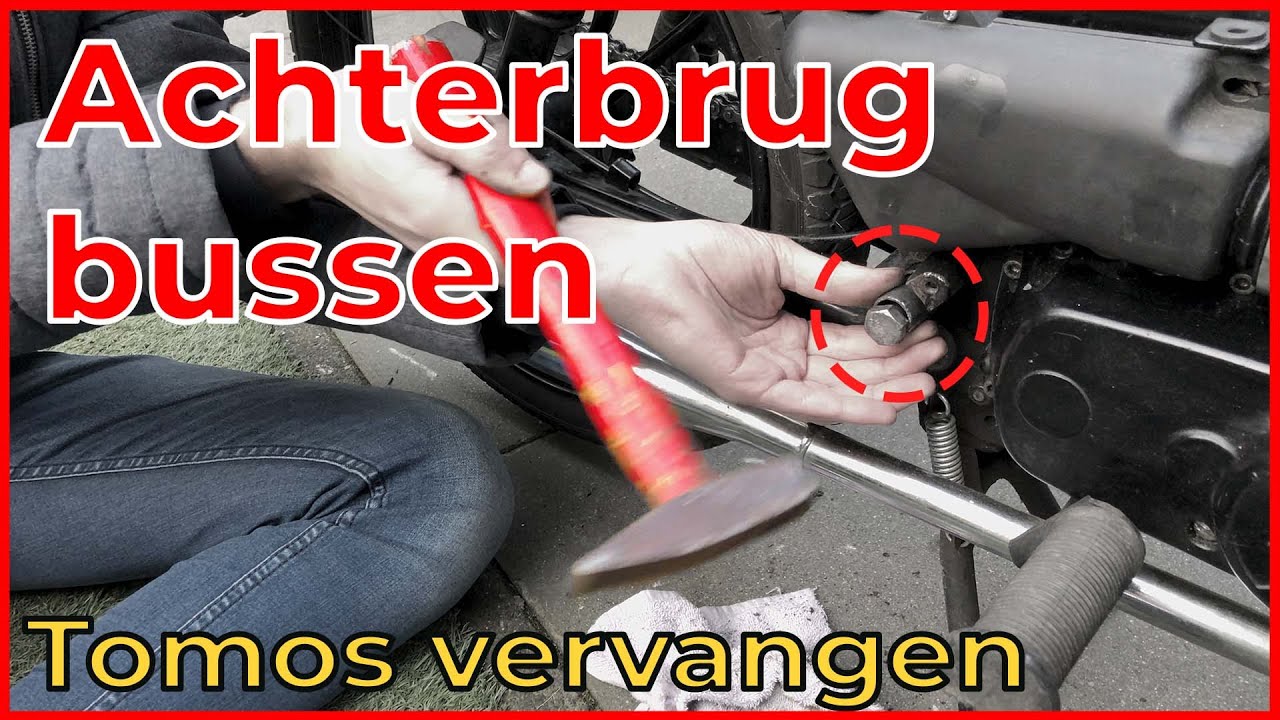 Tomos Achterbrug Bussen Vervangen - Zaag of Hamer?