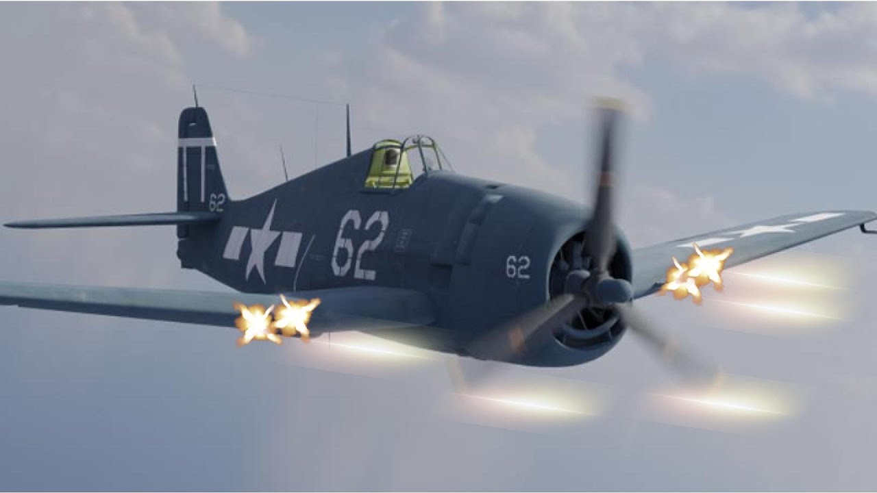 WWII Gun Camera F6F Vs A6M2