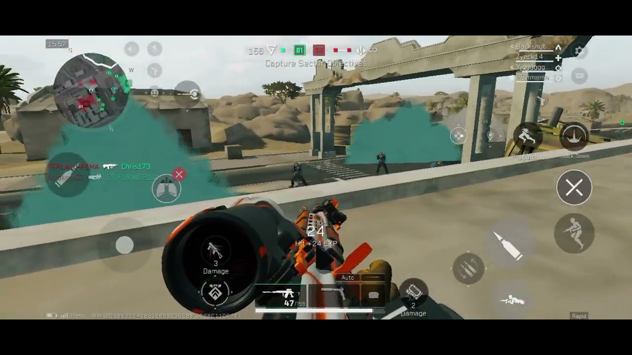 Delta force mobile Attack and defend mode. My best match yet...