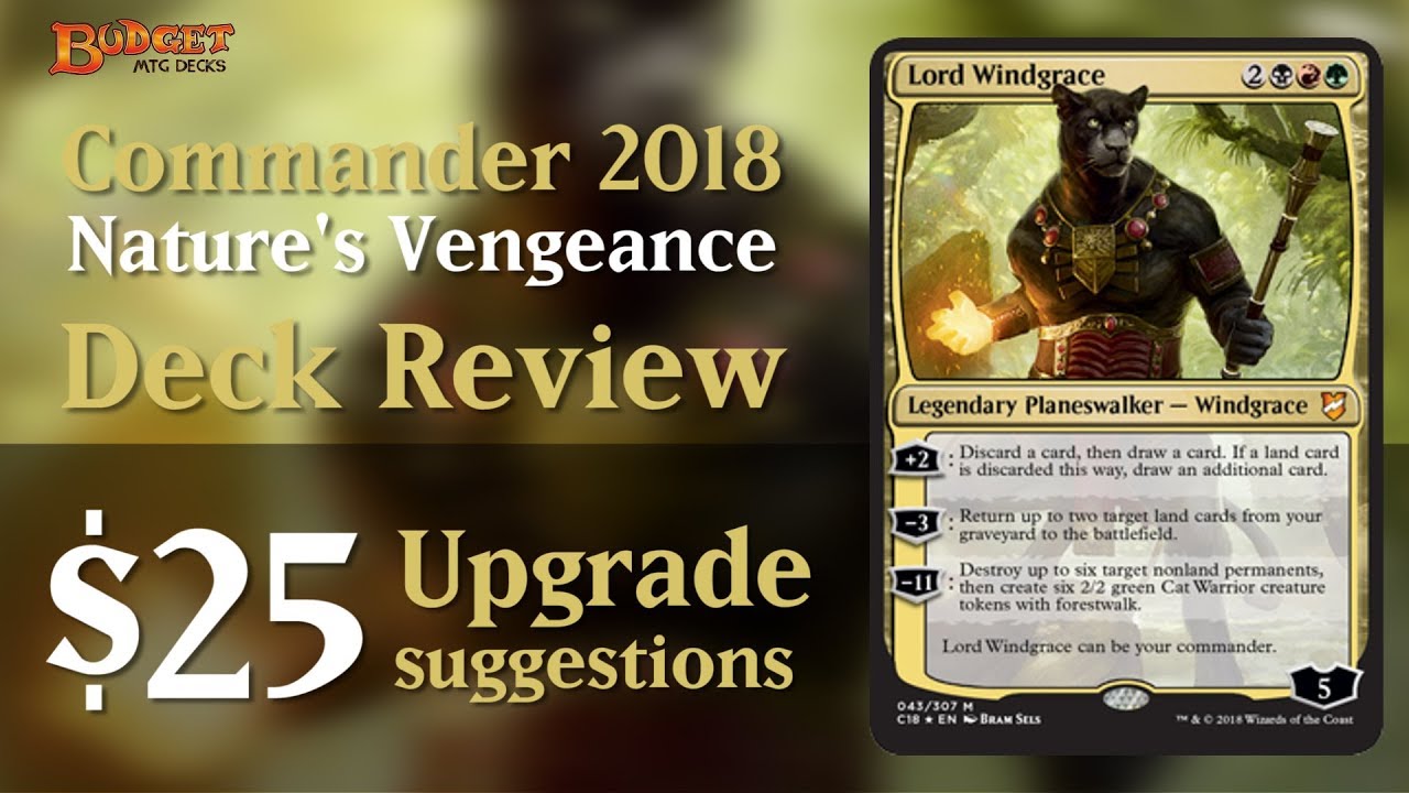 Upgrading Nature's Vengeance | Commander 2018 Deck Review