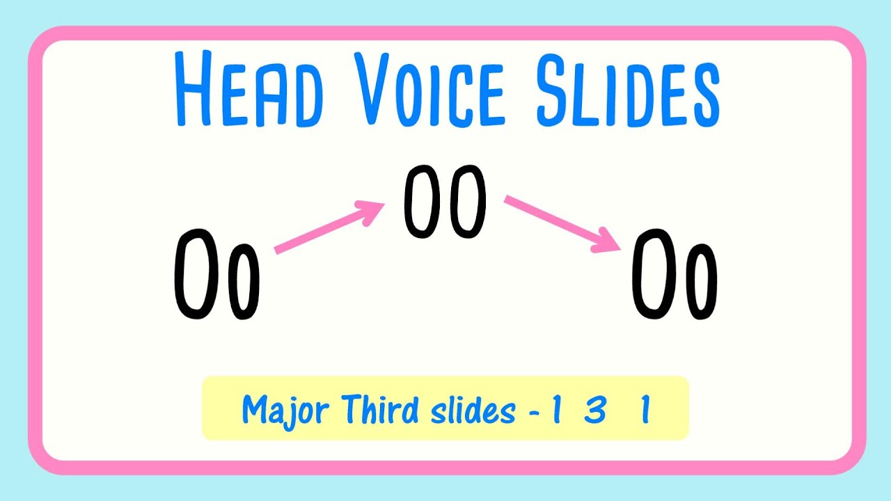 Head Voice Vocal Exercise | Oo Major 3rd Slides | Female Voice
