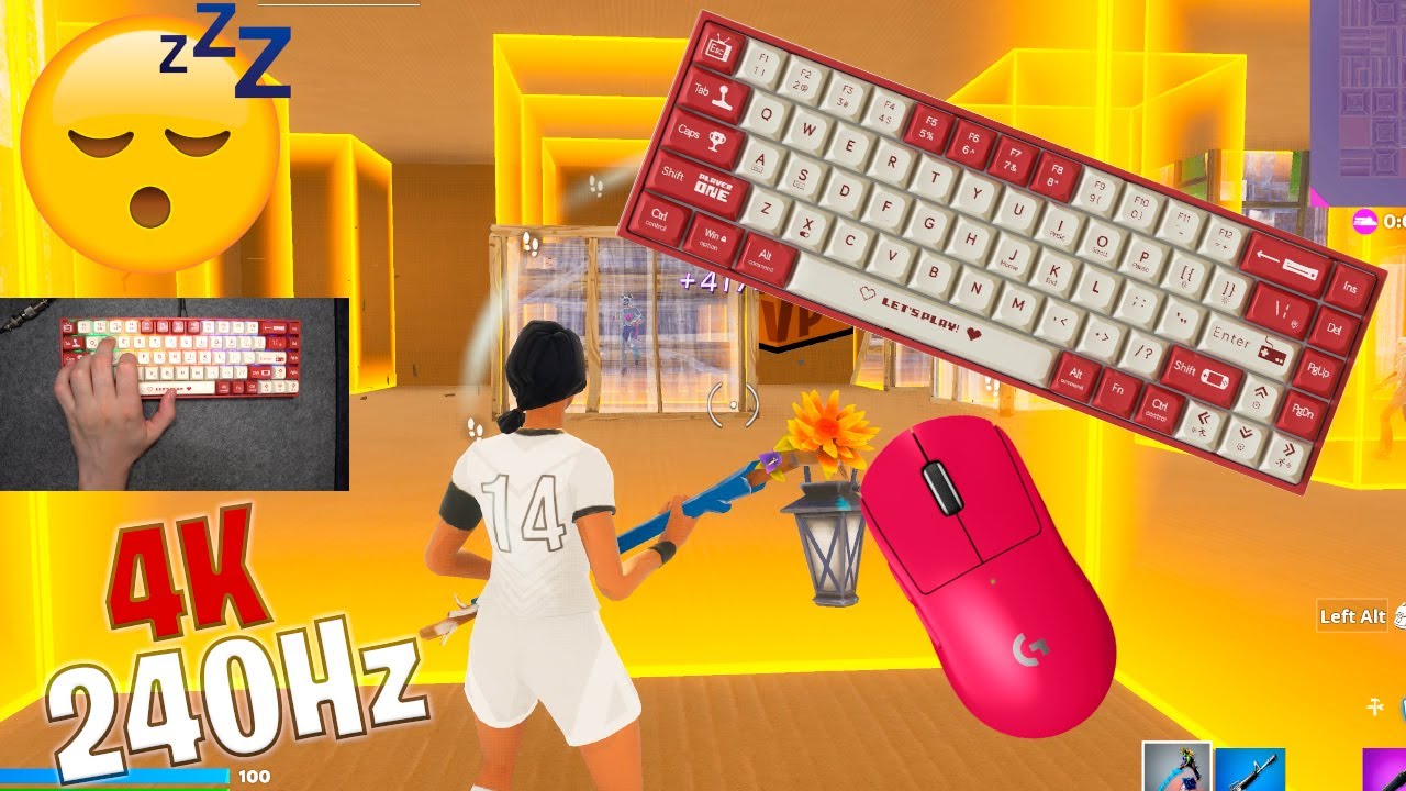 Ajazz AK680 ASMR 😴 Box Fight Gameplay 📦  Satisfying Keyboard Fortnite 4K 240 FPS 🏆