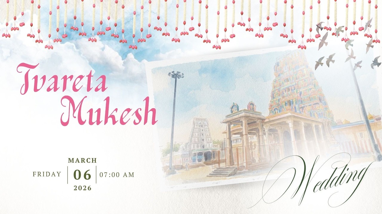 A Blessed Beginning: Mukesh & Tvareta Wedding Live at 7:00 AM
