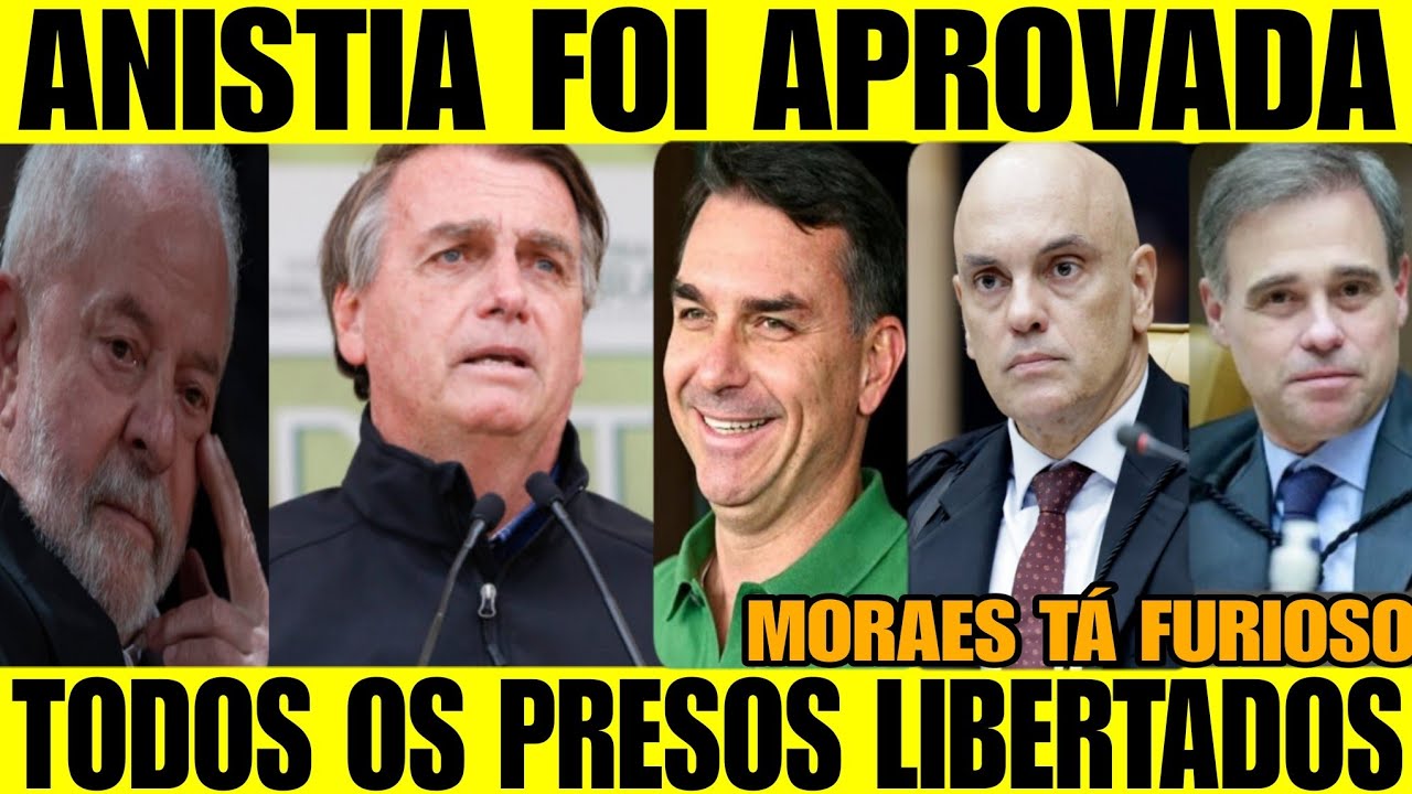 FINALMENTE A ANISTIA FOI APROVADAA!! PRESOS POLÍTICOS LIVRES - BOLSONARO RECEBE DECISÃO AGORA DO PGR