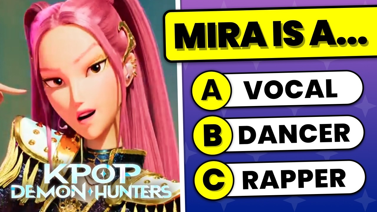 Think You Know Them All? Prove It! 🤔🎞️ | Ultimate KPop Demon Hunters Quiz #96