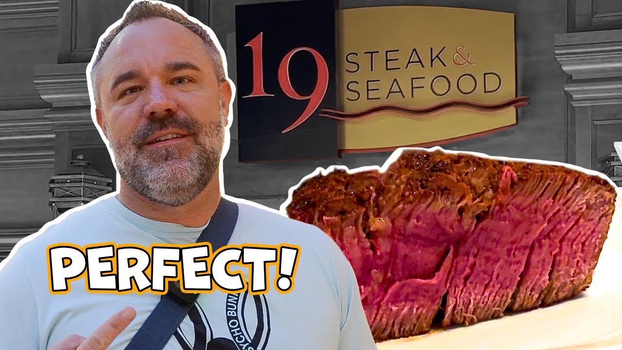 This Bone-In Filet Mignon Was Cooked to Perfection at 19 SteakHouse!
