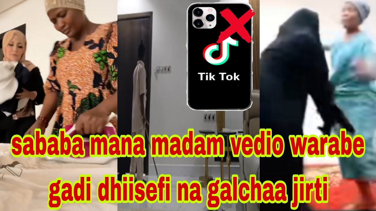 Sababa mana madam vedio warabefi dalagaa irraa na galchaa jirti jeetti