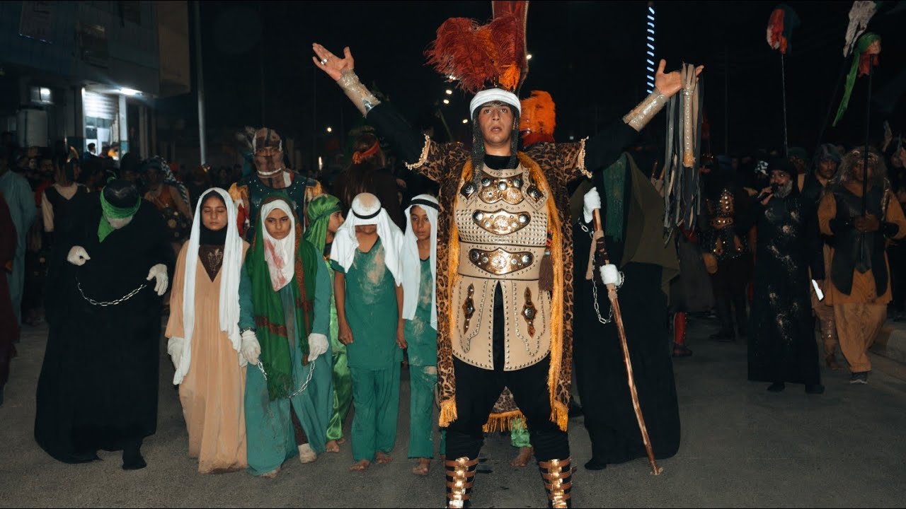 تشابيه خروج السبايا من كربلاء محرم الحرام 1445  /—{هيئه شباب القاسم}—/واسط—/— قضاء بدره
