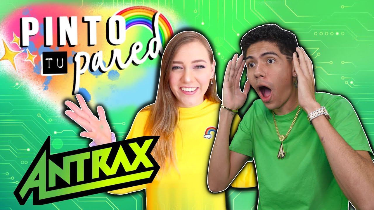 PINTÉ LA PARED DE ANTRAX!!! 💚🤩
