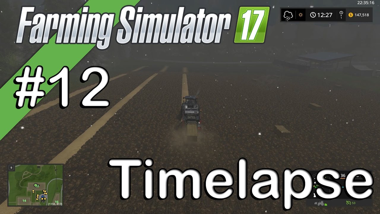 Farming Simulator 2017 - Timelapse #12 - Snow Harvest