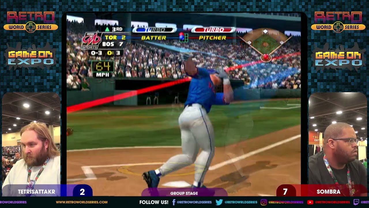 TetrisAttackr vs Sombra (Group Stage) - MLB Slugfest 2003 (Xbox) - Game On Expo 2024