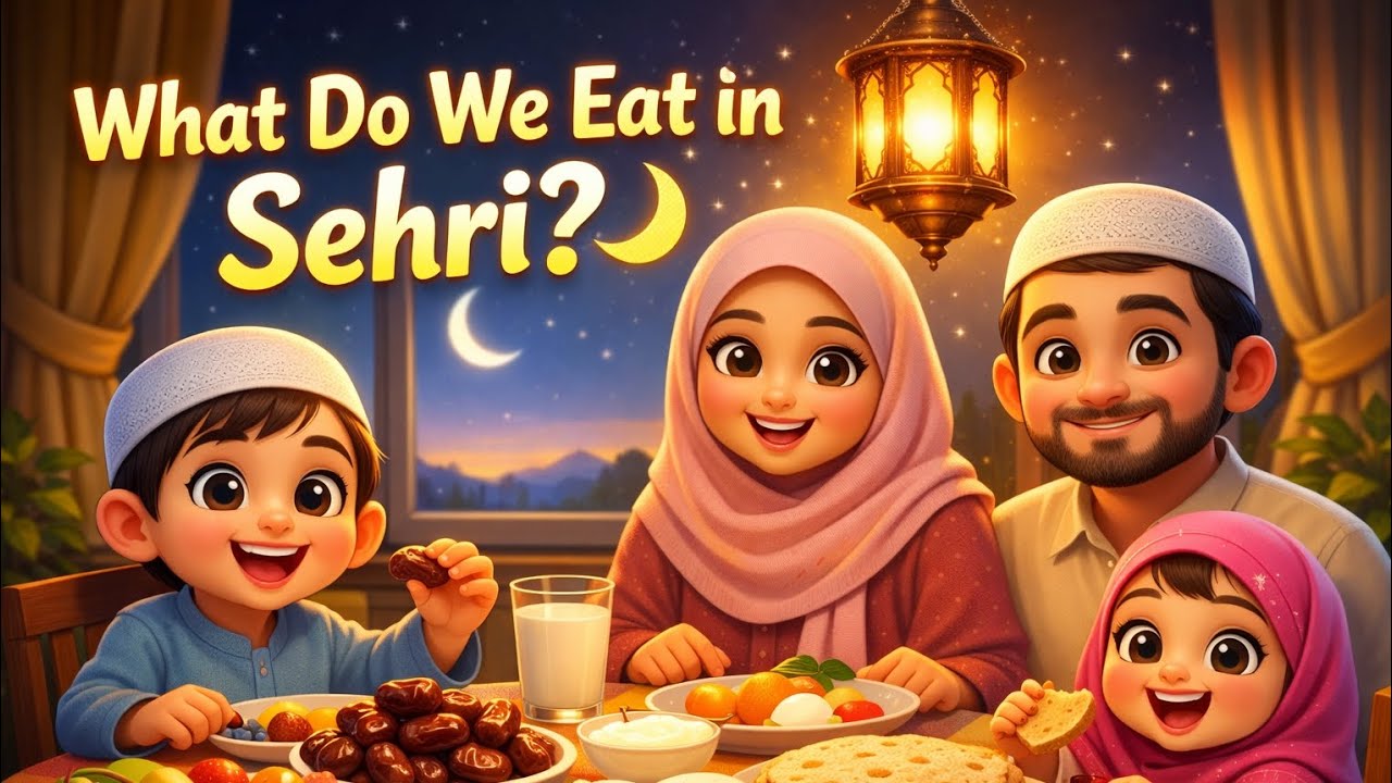 What Do We Eat in Suhoor (Sehri)? 🌙 | Ramadan Routine for Kids | Healthy Sehri Ideas & Dua #ramadan 