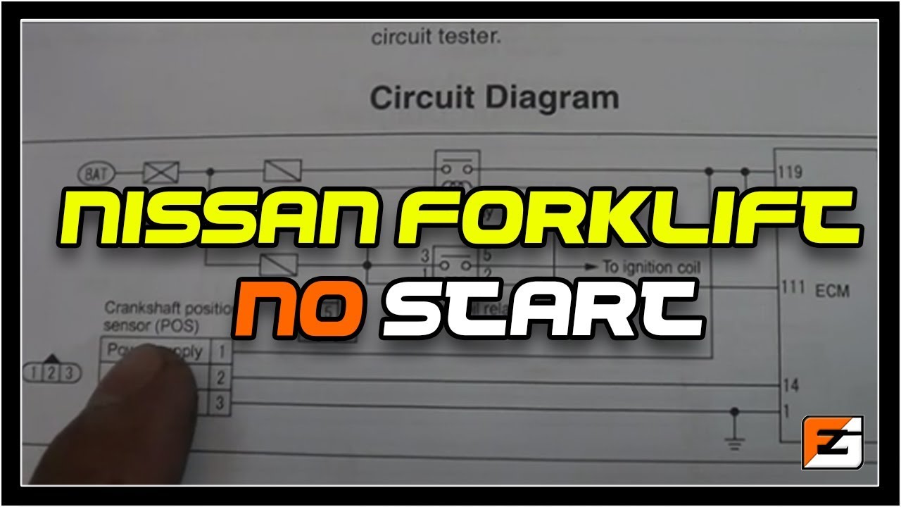 Nissan Forklift Cranking No Start (Code E-28)