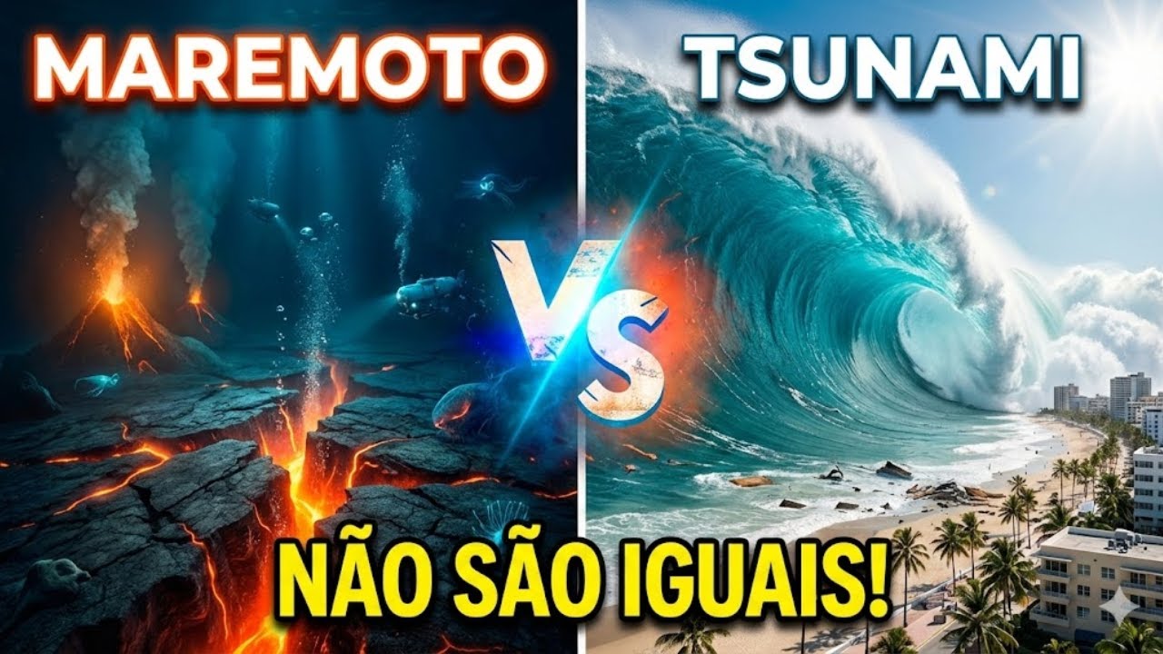 MAREMOTO ≠ TSUNAMI: A Diferença Que Você PRECISA Saber!