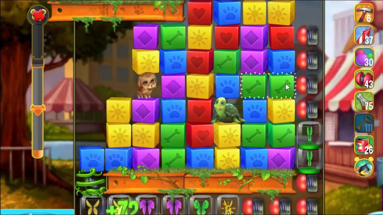 Pet Rescue Saga Level 2548 - NO BOOSTERS | SKILLGAMING ✔️