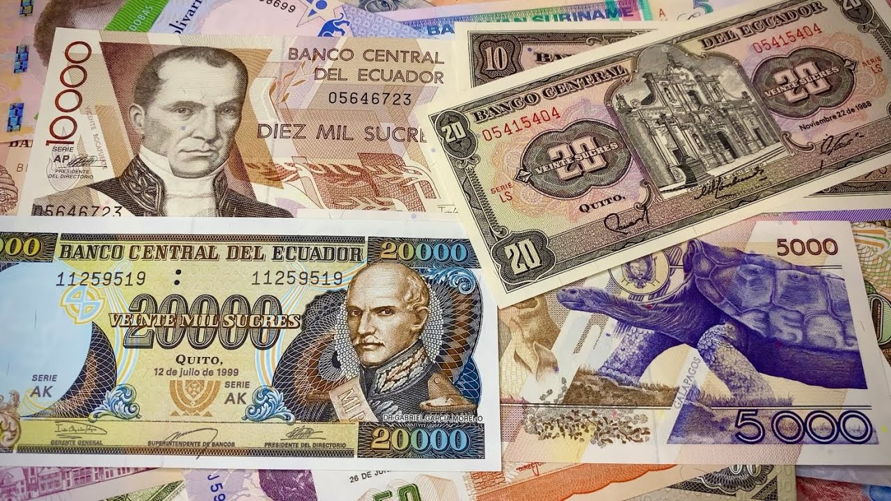 ✅ AMAZING MONEY WORLD: ECUADOR Banknotes! 🇪🇨☀️🌎